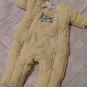 Baby Merlin's Magic Sleep Suit Small 3-6 months 12-18LBS Yellow